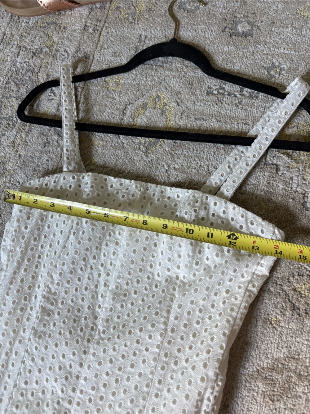 Maeve by Anthropologie Lelia Eyelet Sleeveless Midi Dress - Picture 6 of 9